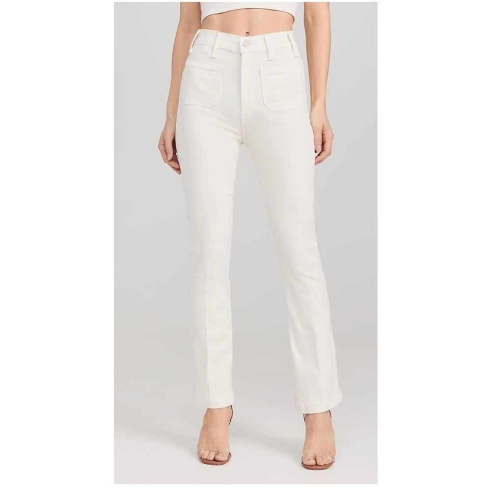 Mother Denim The Hustler Cream Puffs Jeans - Size 25